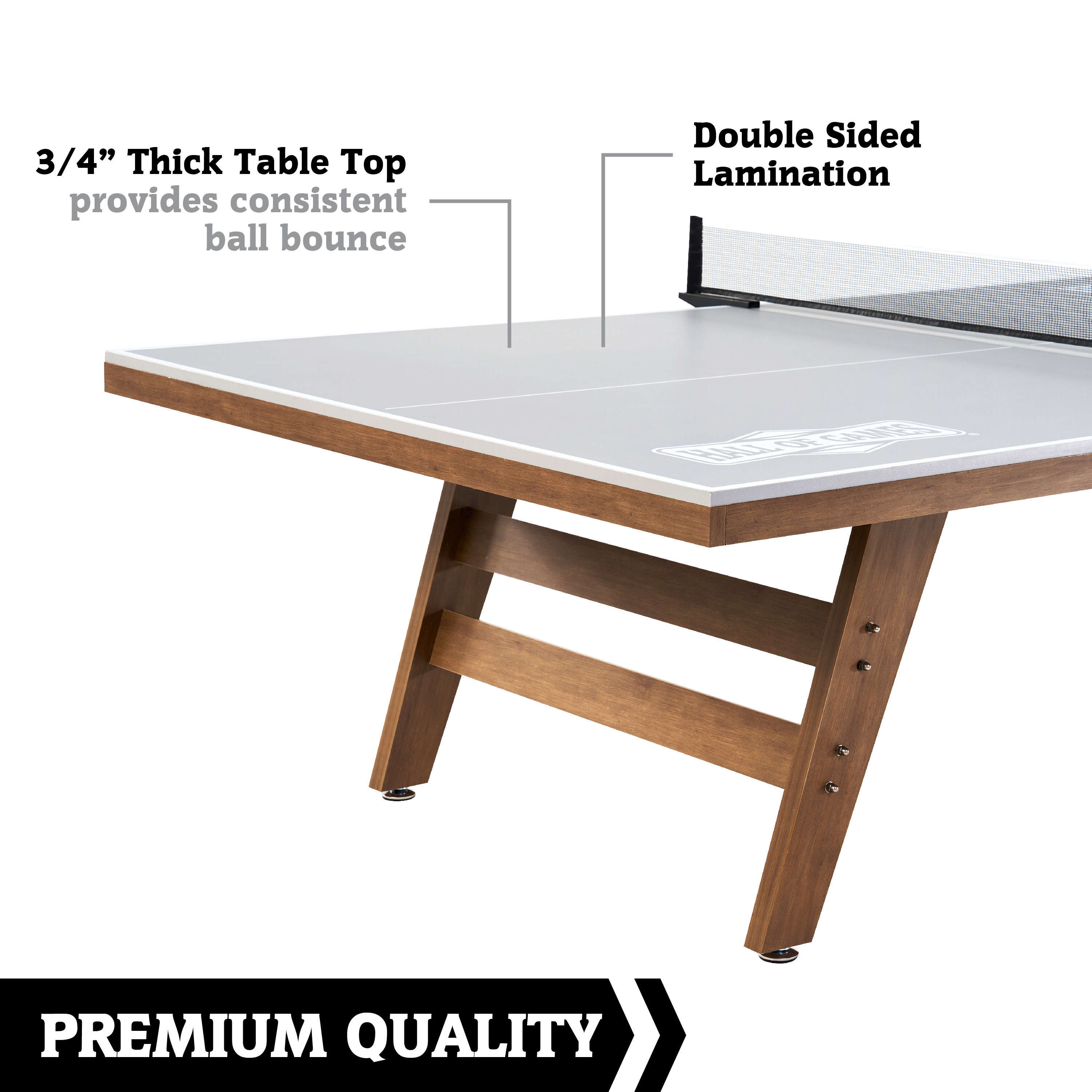 Hall of Games Regulation Size Indoor Table Tennis Table, 19mm Thick - image 4 of 9