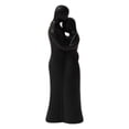 thumbnail image 1 of Figura decorativa de pareja familiar, estatua, decoración para el hogar, arte, amor para la sala de estar Abrazo negro, 1 of 8