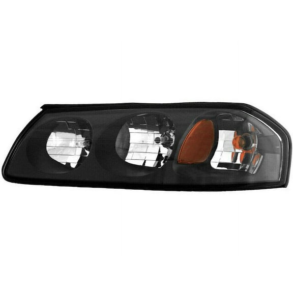 Left Driver Side Composite Headlight Assembly - Compatible with 2004 - 2005 Chevy Impala (From 2/06/2004 Vehicle Production)