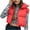 Red, variant on Lindreshi Cropped Tank Tops for women's Winter Crop Vest Lightweight Sleeveless Warm Outerwear Vest Padded Gilet Tops Coat