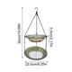 thumbnail image 3 of Comedero para Pájaros de Exterior, Comedero Colgante para Balcón con Diseño Fácil de Llenar y Limpiar, Plástico Duradero para Verduras, Comida y Baño de Pájaros., 3 of 6