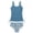 00&Sky Blue722, variant on Lullu Girls' Tankini Swimsuits UPF50 Tank Top Bathing Suit Beachwear Swimwear, Sizes 7-16