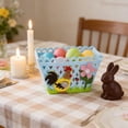 thumbnail image 4 of Fwttom Easter Decorations Easter Felts Baskets Candy Baskets Decorative Storage Boxes For Easter Eggs, 4 of 6