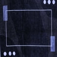 thumbnail image 1 of Ahgly Company Machine Washable Indoor Square Oriental Blue Modern Area Rugs, 4' Square, 1 of 4
