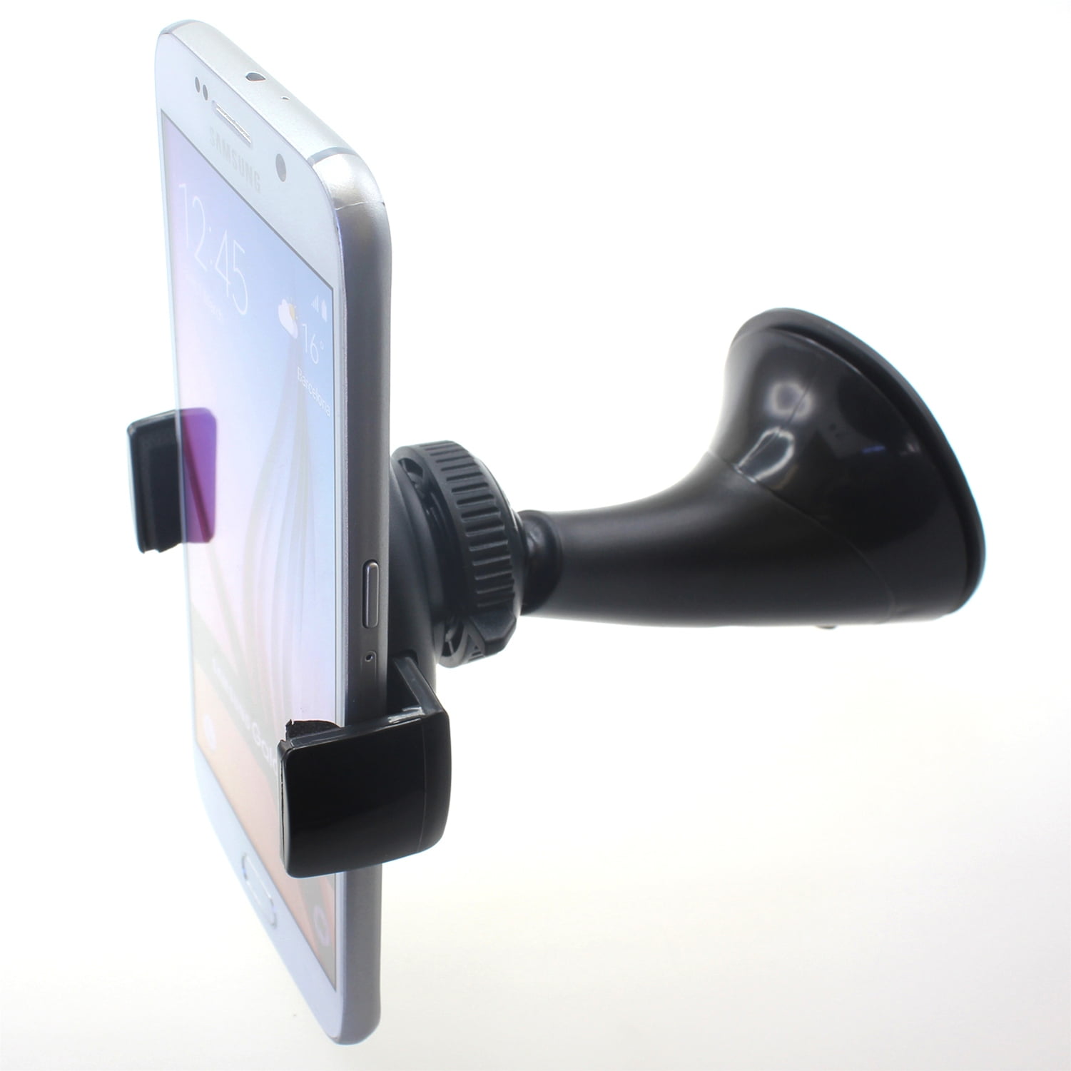 Windshield Car Cradle with Extra Dashboard Base for iPhone 11 Pro Max/11 Pro/11/Xs Max/Xs/Xr/X/8/7 Windscreen Car Mount Grip Samsung S20/S20+/S10/S9 Note LG UNBREAKcable Car Phone Holder