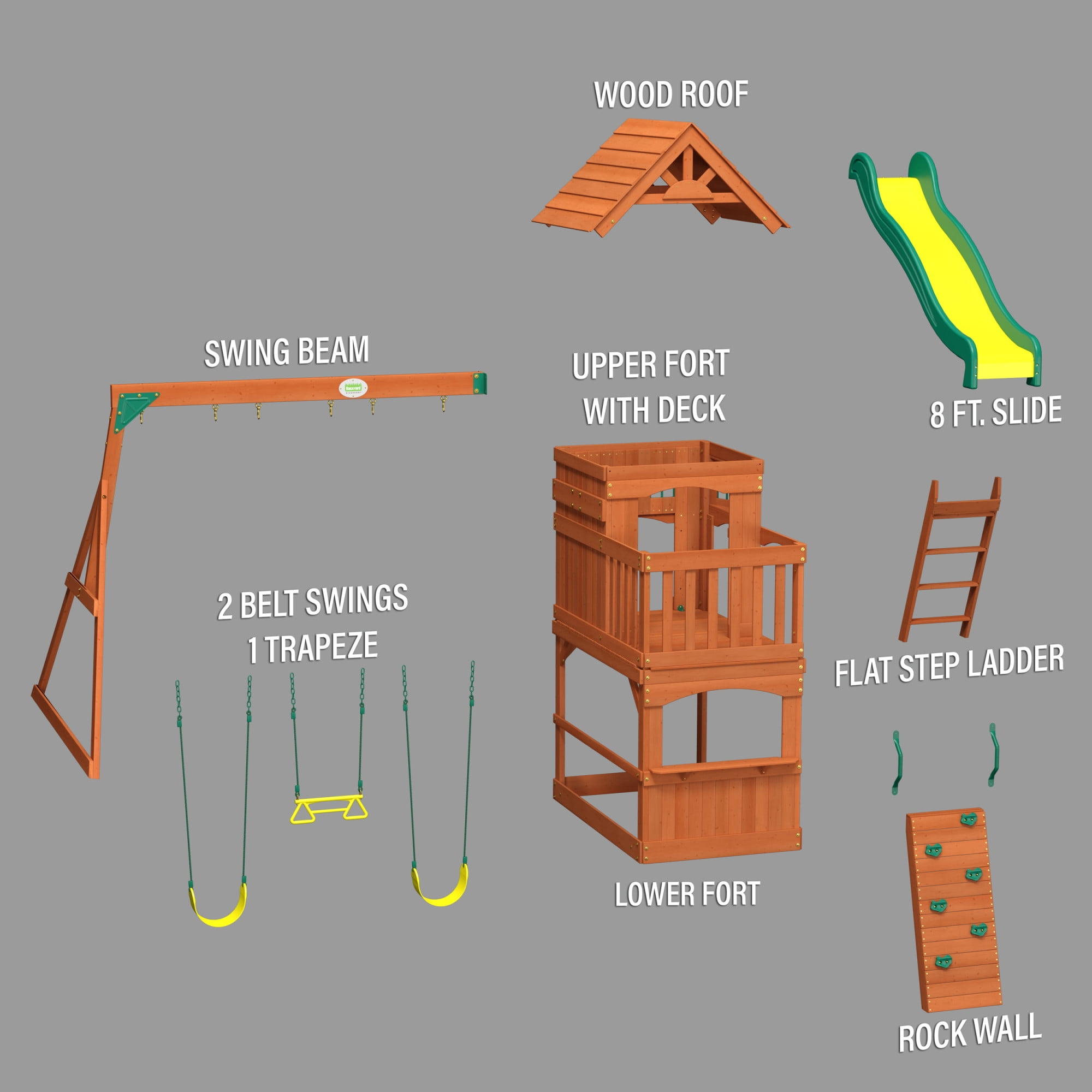 Backyard Discovery Atlantis Swing Set