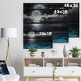 thumbnail image 5 of Design Art - Lune Pleine Romantique sur la Mer, 5 of 5