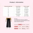 thumbnail image 7 of TiaoBug Kids Girls High Waisted Sequins Side Slit Chiffon Wide Leg Pants Belly Dance Performance Bottoms Blue 16, 7 of 7