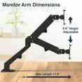 thumbnail image 5 of Desky Dual Gas Eco Monitor Arm, 5 of 10