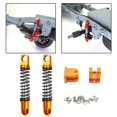 thumbnail image 5 of 2 pcs Aluminum Alloy Front Shocks Absorber Spring with Fixed Seat Dampers for per per per per per per 1/16 RC Vehicles Spare Part Accessories Assembly Golden, 5 of 8