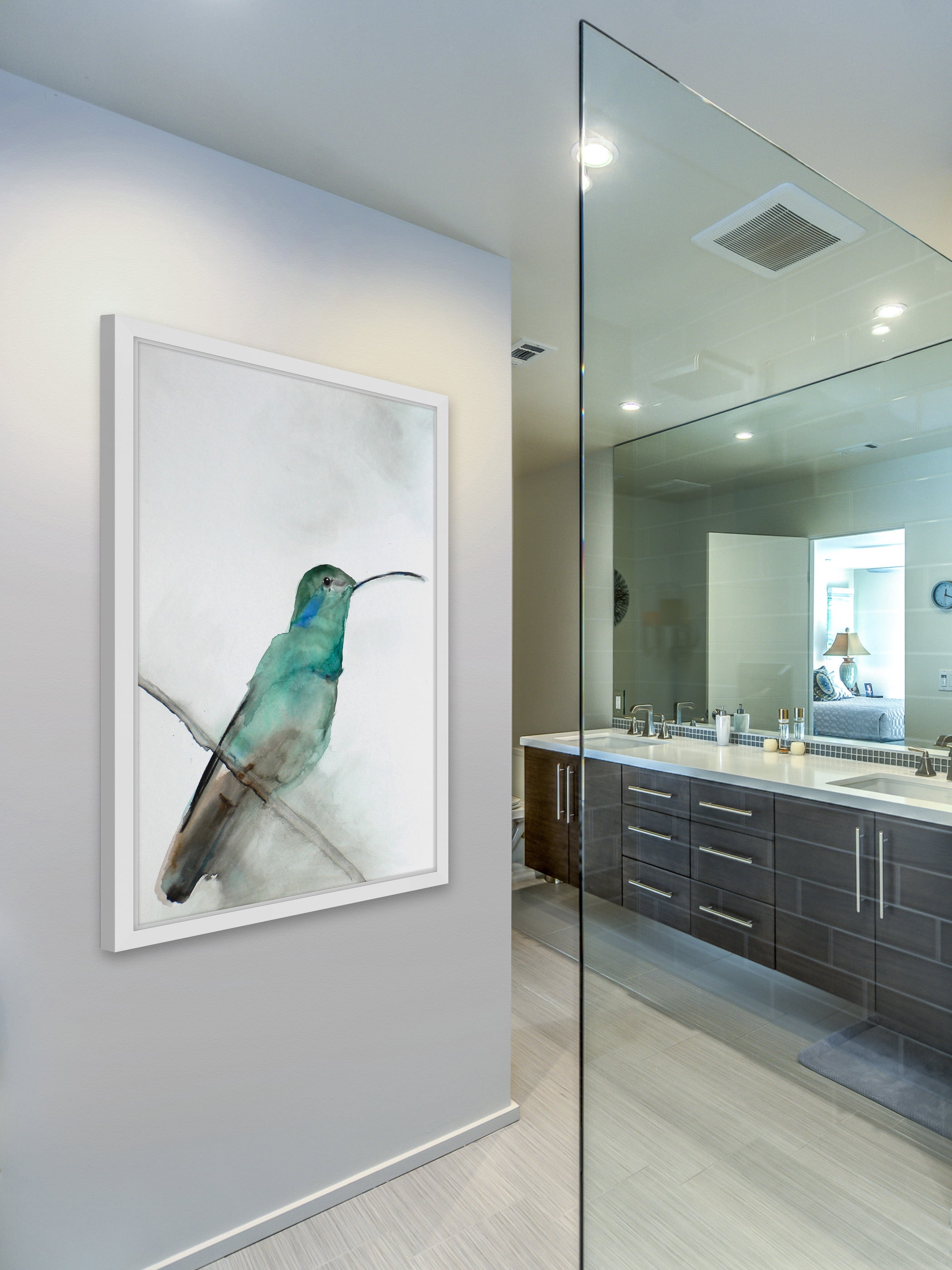 "August Bird" Framed Painting Print