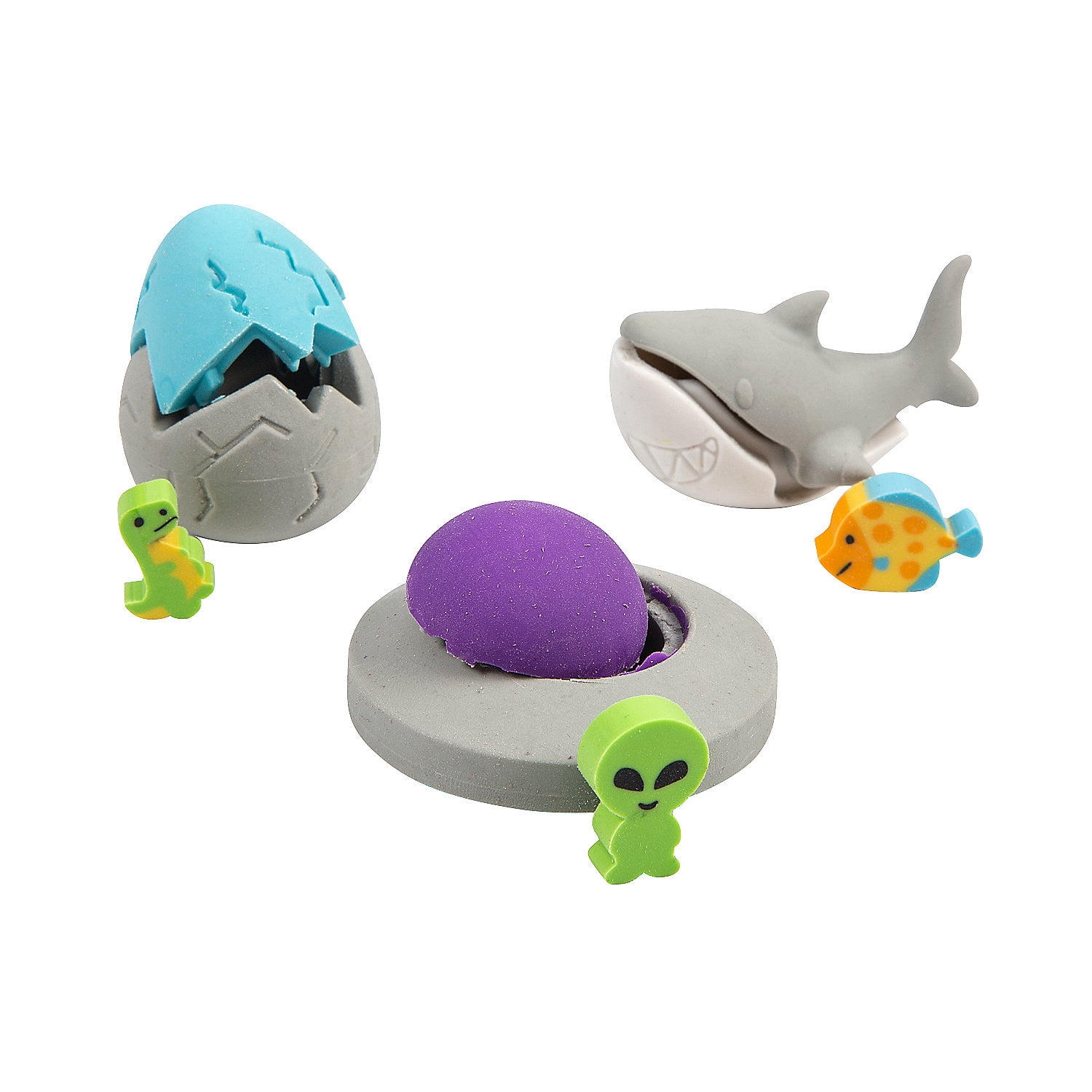 Adventure Surprise Inside Erasers