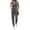 Dark Grey, variant on Jumpsuits for Women Casual Summer Sleeveless 2026 Ribbed One Piece Romper Dressy Vacation Clothes Travel Outfits