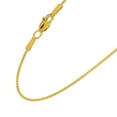 thumbnail image 3 of JewelStop 14k Solid Yellow Gold 1.2 mm Spiga Wheat Chain Necklace, Lobster Claw Clasp - 16 Inches, 2.7gr., 3 of 5