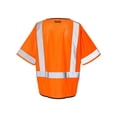 thumbnail image 3 of Kishigo Economy Single Pocket Zipper Vest 1567-1568 Orange L/XL, 3 of 5