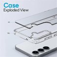 thumbnail image 3 of For Samsung Galaxy S25 Case PC + TPU Phone Cover Set with Front Screen Protector + Lens Film, 3 of 4