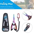 thumbnail image 3 of MesaSe Fishing Plier Line Lure Cutter Hook Remover Fishing Scissor (Blue Black), 3 of 9