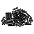 thumbnail image 1 of Uxcell 50Pcs M8 ABS Espaciadores 3/16" ID x 1/4" OD x 0.98" l Arandelas espaciadoras redondas de plástico tuerca de soporte negro sin rosca para tornillos o pernos M4 o 3/16 pulgadas, 1 of 5
