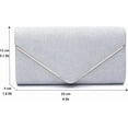 thumbnail image 3 of Kwuty Clutch Purses for Women Evening Bag Formal Rhinestone Handbags for Wedding Party Cocktail Prom Dinner, 3 of 6