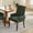 Green, variant on PureDashio Dining Chair, Upholstered Arm Chair with Tufted Back & Nailhead Trim, Solid Wood Legs, Comfortable Side Chair for Kitchen, Dining Room, Green