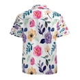 thumbnail image 3 of High Quality Hawaiian Shirts for Men Short Sleeve Aloha Beach Shirt Floral Summer Casual Button Down Shirts Blouses GSU5V9, 3 of 7
