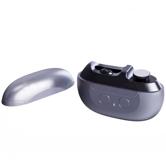 Designed specifically for seniors and those with thick nails | Easy Clip 3-in-1 Electric Nail Clipper, intelligent automatic trimming and filing device, with LED lighting and safety guard.Vruelia