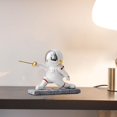 thumbnail image 1 of Estatuas de del espacio, figuritas coleccionables, escultura moderna para sala de estar, dormitorio, decoración de estantería de 23x7x14.5cm Fernando Estatuilla de estatua de astronauta, 1 of 8