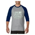 thumbnail image 1 of MmF - Mens Raglan Sleeve Baseball T-Shirts, up to Size 3XL - Welcome to Las Vegas Nevada, 1 of 4