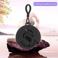 thumbnail image 2 of Tubo de respiración húmedo ergonómico para esnórquel tubo Universal de silicona para buceo tubo de esnórquel plegable accesorios para esnórquel Hugtrwg Para estrenar, 2 of 9