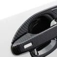 thumbnail image 3 of For Toyota CHR C-HR 2016-2018 Pair Rear/Front Carbon Fiber Car Door Handle Cover Trim, 3 of 4