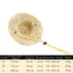 thumbnail image 3 of Sombrero de paja para mascotas Sombrero de sol de verano Ajustable Hawaii Garden Sun Bucket Cap Sombrero de playa para cachorro Perros pequeños Gatos Tamaño S M L, 3 of 5