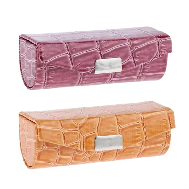 Estuche de pintalabios jinwen 2 colores con espejo Pasta De Judías Naranja