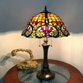 thumbnail image 4 of RADIANCE Goods Tiffany-Style 2 Light Victorian Table Lamp 18" Shade, 4 of 4
