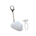 thumbnail image 1 of Llavero con luz LED para bolso, práctico y colgante, luz nocturna, recargable, portátil. Nube blanca, 1 of 8
