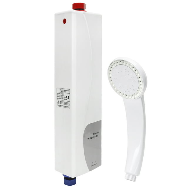 JUEGO DE DUCHA DE CALENTADOR DE AGUA, Material de abatro Agua Agua 220V 3000W Aislo de Agua y Electricidad Sin Radiatura Radiatura para Baño Cabina de vacantes, Bote
