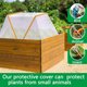thumbnail image 3 of Cubierta de la Campana de Protección de Plantas | Frost Shield plegable para camas elevadas | Ayuda duradera para plantar malla de PVC con púas de tierra | Cubierta de cultivo de jardín ventilada de, 3 of 8