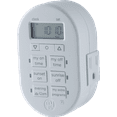 thumbnail image 1 of myTouchSmart, White, Plug-In Digital Timer, 7-Day, 2 Grounded Outlet, SunSmart, Simple Setup, Ideal for Indoor, Lamps, Small Appliances, Electronics and Seasonal Lighting, 35150, 1 of 6