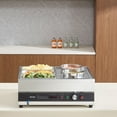 thumbnail image 5 of Stainless Steel Commercial Hot Food Holding Station with 2 Round Soup Kettles and 3 Rectangular Pans, 120V NSF Certified, 5 of 11
