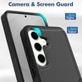 thumbnail image 5 of TECH CIRCLE for Samsung Galaxy S25 PC+TPU Case,Support Magnetic Car Mount Heavy Duty Dual-Layer Rugged Durable Military Grade Heavy Duty Protection Shockproof/Drop Proof Cover,Black, 5 of 6