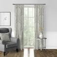 thumbnail image 2 of 6ix Tailors  40 x 132 in. Ophelia Pinch Pleat Drapery Panel Pair, Stone, 2 of 5
