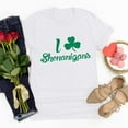 thumbnail image 4 of Kayannuo Hauts pour Femmes Liquidation Chemises pour Femmes St. Patrick's Day Mode Féminine Col Rond Imprimé Manches Courtes T-shirt Décontracté Ample, 4 of 4