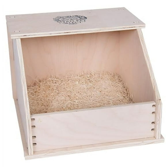 Small Pet Select - Boîte de Nidification pour Poules, 15x15x11, pour Poules Pondant des Ufs, en Bois, Boîte de Nid de Poulailler, Fabriqué aux États-Unis