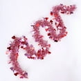 thumbnail image 5 of 6.6FT-50 Ft Valentines Heart Tinsel Garland Decorations, Valentines Day Red Pink White Metallic Garland Valentine's Day Decorations for Home Indoor Outdoor Wedding Hanging Valentines Day Decor, 5 of 14
