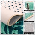 thumbnail image 5 of Washable Abstract Entryway Rug, 2'x3' Small Indoor Door Mat for Home & Patio,Green, 5 of 7