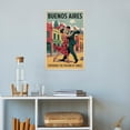 thumbnail image 4 of La Boca Classic Poster Retro Buenos Aires Cityscape with Culture & Landmarks Canvas Poster, 4 of 8