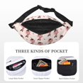 Cute Love Dachshund Dog Puppy Crossbody Bags for Women Men, Large