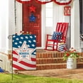 thumbnail image 2 of Tupukom Patriotic 4th of July Garden Flag Memorial Day Independence Day Patriotic American Flag Yard Decoration Yard Flag Home Holiday Decoration, 2 of 7