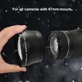 thumbnail image 1 of Lente de cámara 67 mm 22X Teleconvertidor universal ANGGREK Negro, 1 of 8