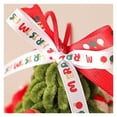 thumbnail image 4 of Christmas Decoration Garland Scene Layout Christmas Tree Decorations Rattan Ring Pendant Door Hanging Twist Stick, 4 of 5
