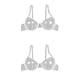 thumbnail image 1 of 2 piezas de sujetadores con aros para niñas, acolchados, , ropa interior suave desechable, lencería ajustable, 1 of 9